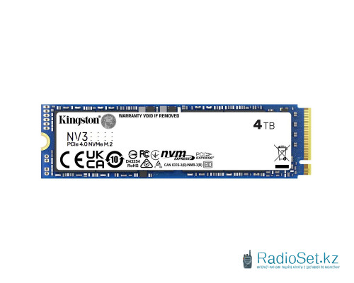 Твердотельный накопитель SSD Kingston NV3 SNV3S/4000G M.2 NVMe PCIe 4.0x4